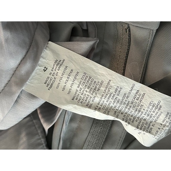 Jack Nicklaus Mens Sz 42 Chino Golf Short Flat Front Regular Fit Mid Rise Gray - Picture 10 of 13